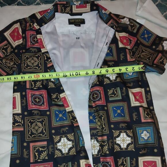 Vintage Surf Society Italian Unique Artwork Short Sleeve, swimwear, SZ L - Picture 2 of 4